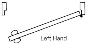 Left Hinge Door Diagram